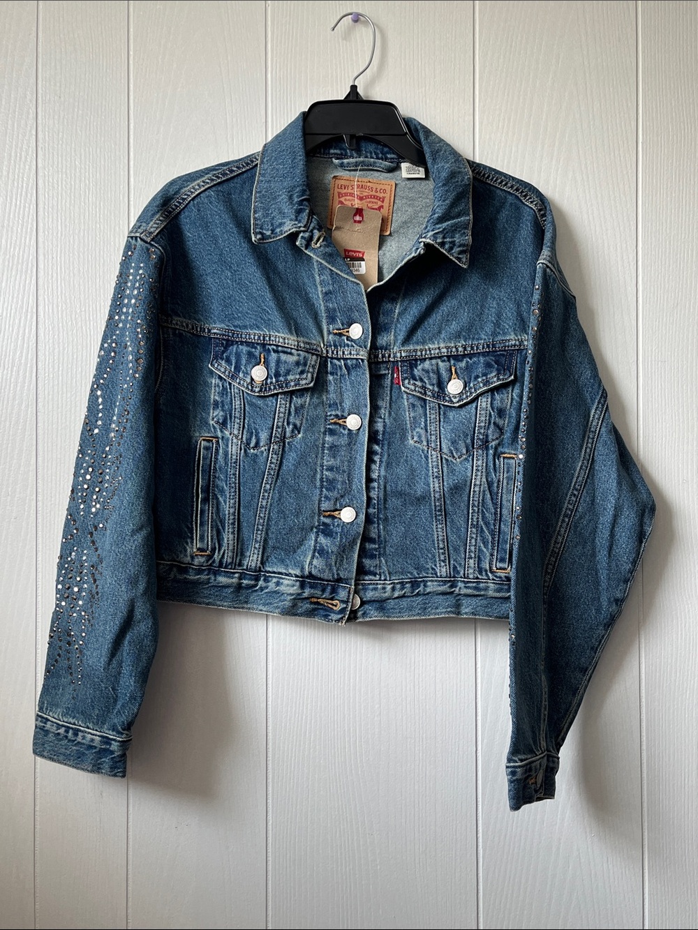Levi Women’s Shrunken 90’s Trucker Jean Jacket